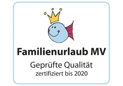 Logo Gustav - Qualitätssiegel Familienurlaub MV